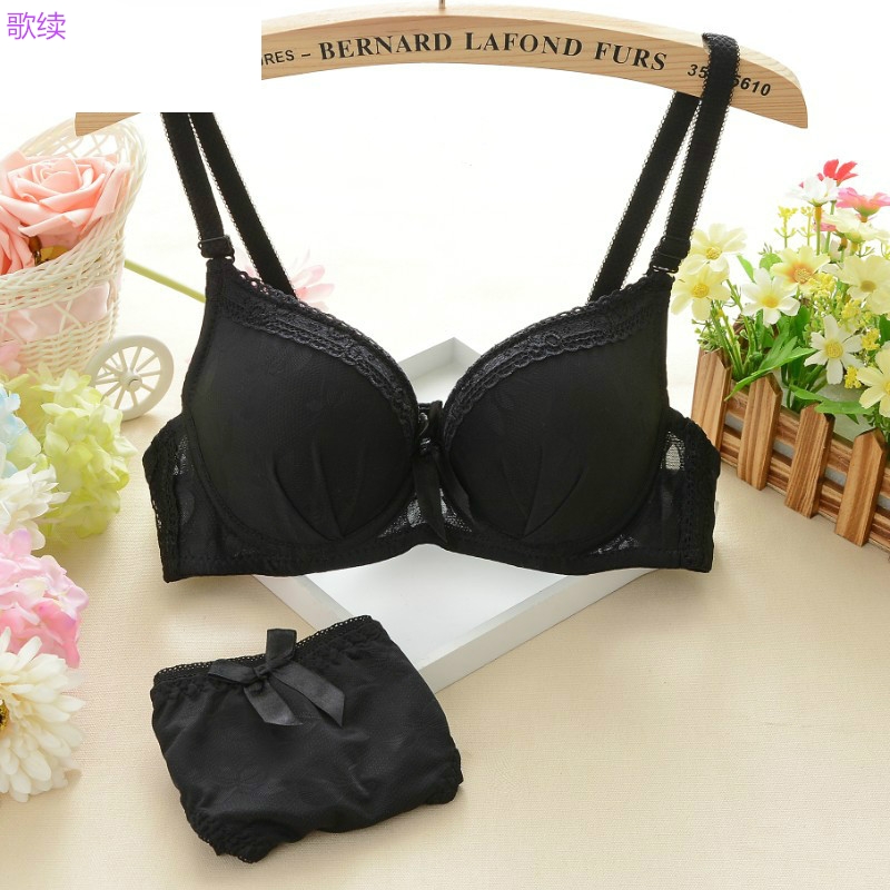 Nhật Bản áo ngực phù hợp với đồ lót sinh viên cô gái tụ tập ngực nhỏ với corset hình vòng thép.