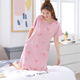 Bảo Jiami mỡ chị mặc một chiếc pajama cơ thể mùa hè 桖 womens váy lỏng đơn giản hào phóng kích thước lớn thường mỏng.