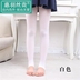 Childrens pantyhose Xuân Thu cô gái mỏng xà cạp thực hành vớ mùa hè nhung nhảy vớ vớ trắng. 