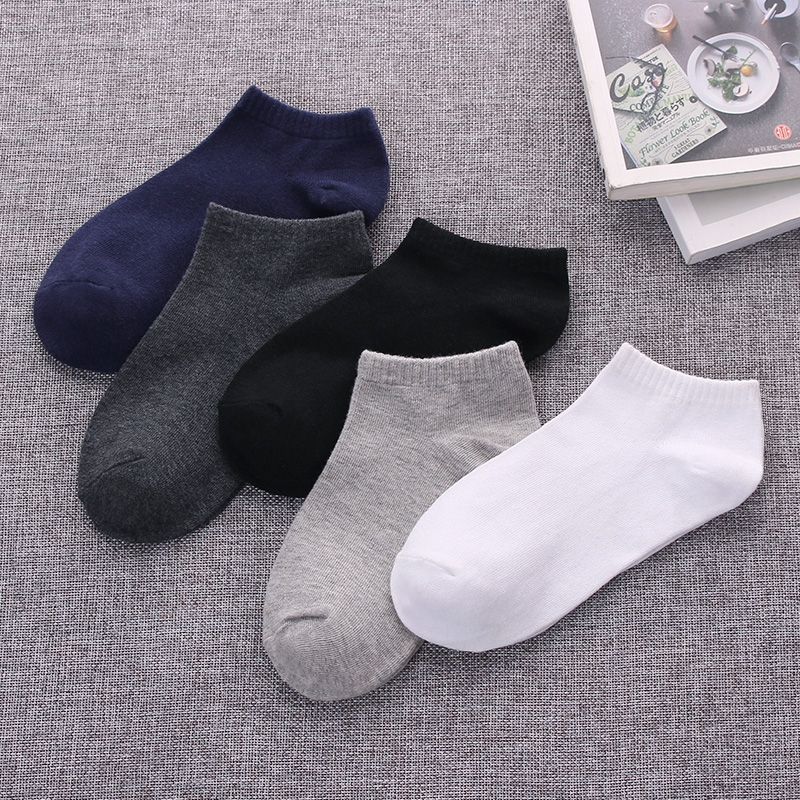 . Socks mens vớ thoải mái mỏng bông mùa hè thuyền vớ thể thao cạn miệng thấp băng đảng vớ mồ hôi-mút thùng ngắn mùa xuân và mùa thu mens vớ.