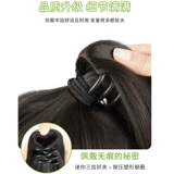 Парик, хвостик, невидимая заколка-крабик изготовленная из настоящих волос, ремень на завязках с косичкой, популярно в интернете