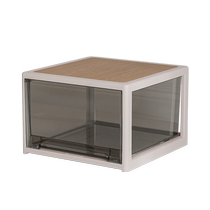 Snack storage cabinet drawer-type storage box high-value storage rack multi-layer debris plastic wall-mounted living room home