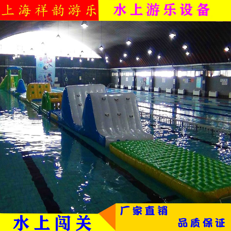 Water Trespass Large Outdoor Water Park Equipment Manufacturer Mobile Bracket Swimming Pool Inflatable Swimming Pool Slide Composition