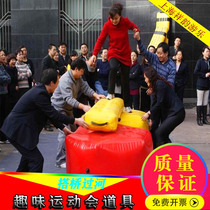 Fun games props inflatable bridge cross the river Bridge relay Magpie Bridge meet in the same boat Caterpillar equipment