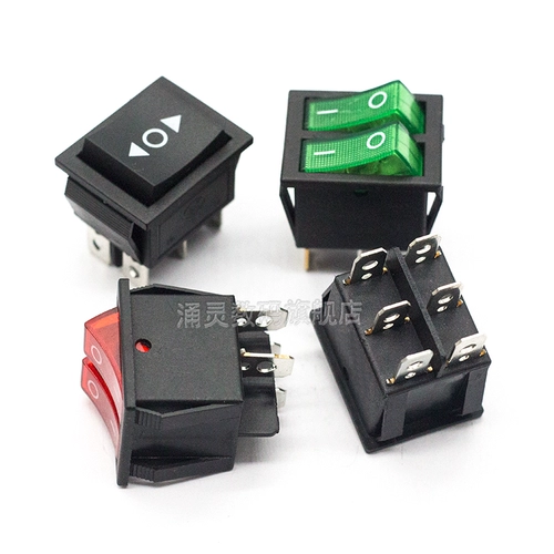 Четырех -летний магазин Ten Color Electric Biscuits Switch Dual -Concondicted Power Switch 4 -контакт 6 -контакт и 2 передачи