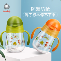 Baby drinking cup anti-leakage and anti-choking baby suction cup with handle gravity ball children anti-drop water Cup kindergarten