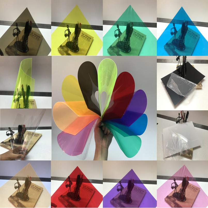 Color PVC sheet Scotch tape PP matte translucent plastic sheet 3K 4K 6K 8K 16K 32K