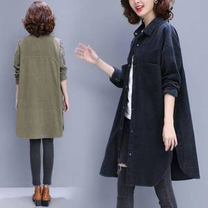 风衣女中长款外衣秋装上衣宽松外套