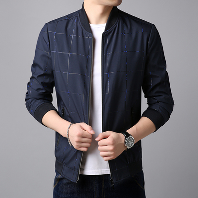 春秋男士韩版流行外套休闲上衣夹克