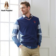 Hush Puppies nam 2018 mùa xuân V cổ áo nam hàng dệt kim) PV-28.151.