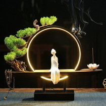 Shou Tao people new Chinese lighting Zen ornaments creative home decorations living room porch office desktop furnishings