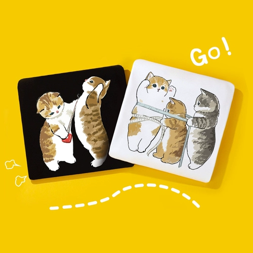 Японская милая толстовка с капюшоном, забавный кролик, кот