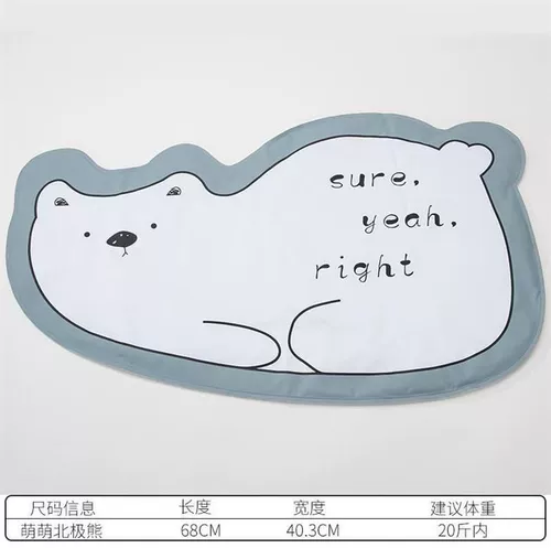 Собачья ледяная коврики в холодном коврике, лето большая подушка для кошки охлаждающая подушка для собаки холодная подушка против питомца домашнего животного домашнего кролика гнездо