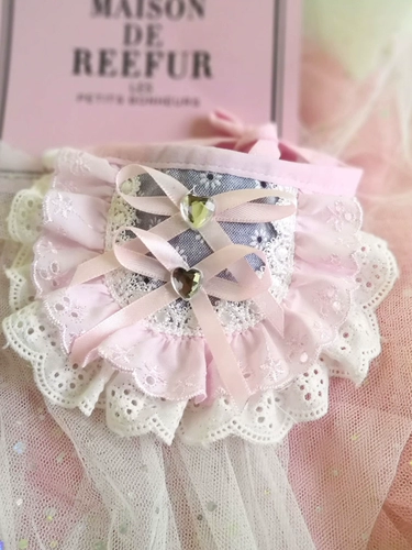 Слюнявчик, шарф, кружевной хлопковый нагрудник для принцессы