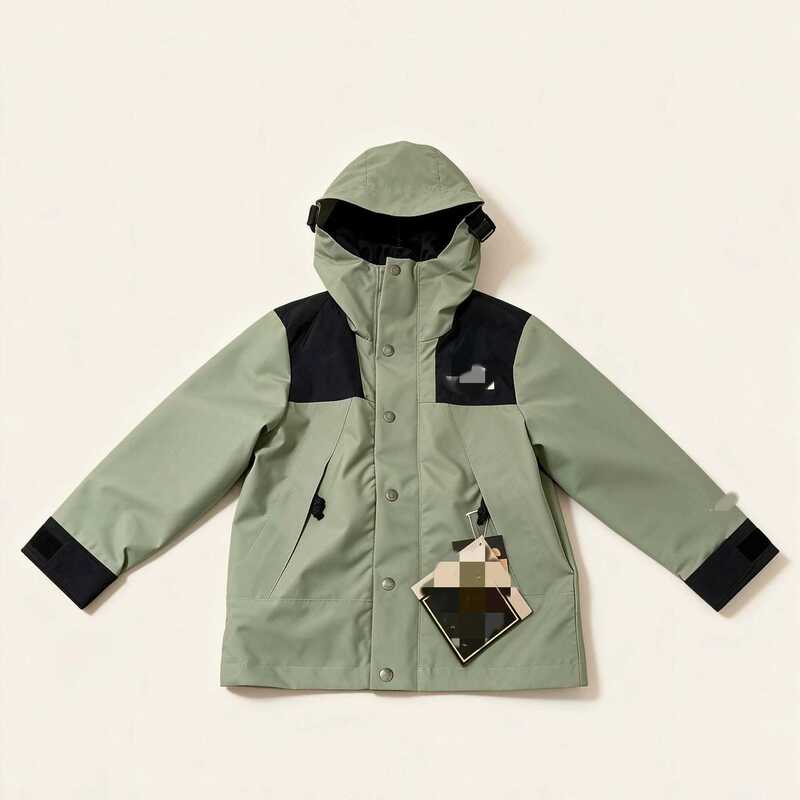 American Version of North Face Children's 1990 Three-In-One Outdoor Waterproof and Windproof Jacket for Older Children, Korean Style