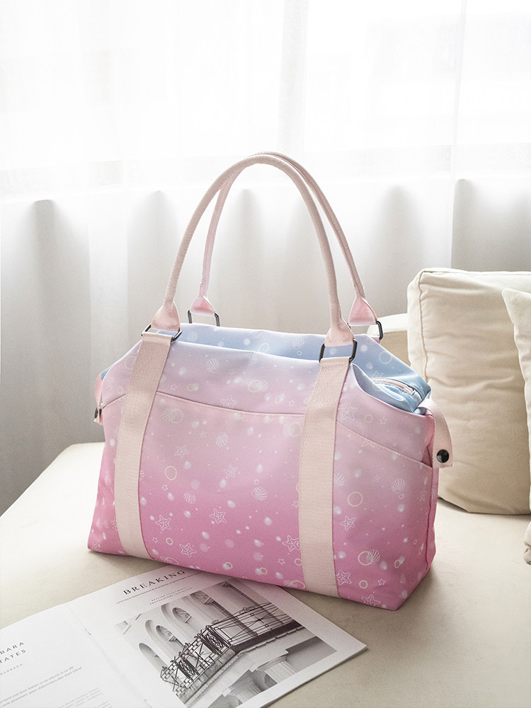 Large-Capacity Satchel Travel Bag, Women's Short-Distance Luggage Bag, Lightweight Storage Bag, Dry and Wet Separation Travel Bag 2024