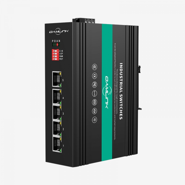 oamlink Industrial Class 4 5 8 16 GMT Gigabit Ethernet Switch Optical Fiber Transceiver