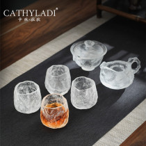 Cathyladi Japanese glazed cup kung fu tea set home simple tea cup office tea set