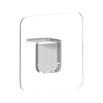 No punching partition bracket fixer shelf bracket wardrobe cabinet nail-free pasting layered movable shelf triangle bracket