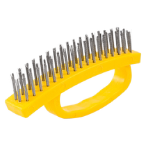 Encrypted thickened steel wire brush stainless steel wire brush kitchen rust removal range hood gas stove barbecue grill degreasing cleaning brush