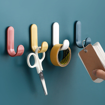 Hook strong adhesive wall hanging wall-bearing dormitory traceless hook kitchen punch-free hook sticky hook