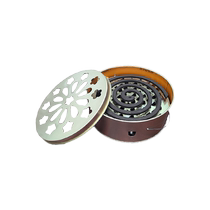 Creative mosquito repellent incense box tray shelf household sandalwood box safety belt cover portable fireproof ash box mosquito repellent incense holder
