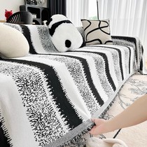 Retro light luxury high-end sofa cover non-slip all-inclusive sofa cushion universal non-stick wool cover cloth for all seasons 669