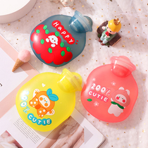 Color-changing hot water bottle filled with water for women small mini cartoon portable hot water bottle cute hand warmer foot warmer baby