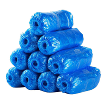 Disposable shoe covers for home use thickened indoor waterproof wear-resistant anti-slip computer room student adult hospitality plastic foot cover film