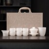 Glass Tea Set, Light Luxury Kung Fu Tea Cups, Household Gaiwan, High-End Tea Brewing Set, 2025 New Model, Gift Box for Gifting