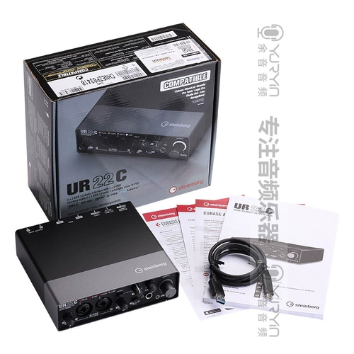 Yamaha/雅马哈 UR22C Профессиональная запись в прямом эфире Внешнее трансляция набор звуковых карт Аудио -интерфейс аудио