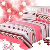 Non-Pilling cotton thick old coarse cloth sheet single piece pillowcase single Double 1 5 1 8 2 0 m bed Kang single