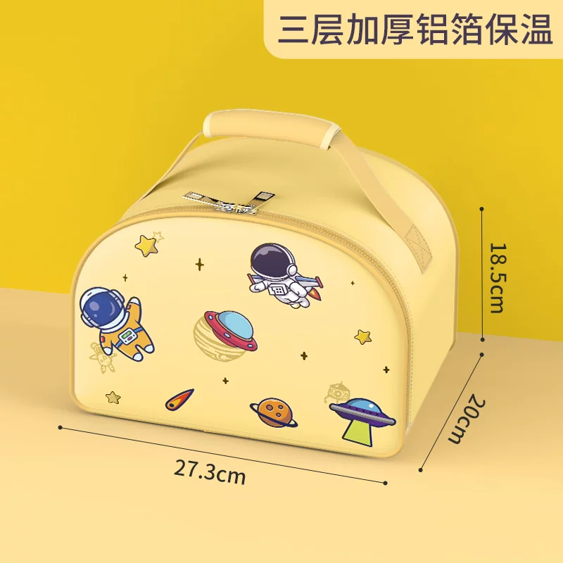Thermos, waterproof capacious lunch box bag for students