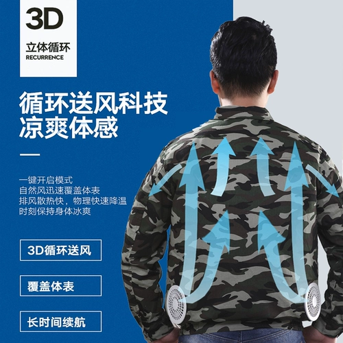 Летний дорожный охлаждающий вентилятор, комбинезон