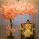 Artificial Cherry Blossom Tree, Peach Blossom Tree, Large Fake Tree, Japanese-Style Indoor and Outdoor Decoration, Landscaping, Hotel Window Display Piece