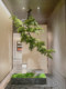 Simulated Upside-Down Pine Tree, Fake Welcoming Pine Tree Wall Decoration, New Chinese-Style Office Hotel Large Hanging Window Display Piece
