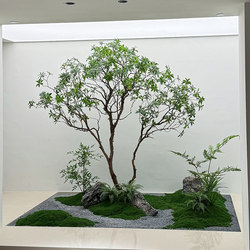 Premium Artificial Horsewood Greenery for Landscaping, Large Fake Banyan Tree for Decoration, Simple Landscape Plant for Indoor Display