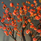 High-Quality Persimmon Tree, Wishing Tree, Artificial Tree for Landscaping, Indoor and Outdoor Decoration, Zen-Inspired New Chinese Style Floor-Standing Clubhouse Fake Fruit Tree