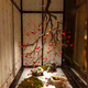 Artificial Persimmon Tree Ceiling Hanging Decoration Large Fake Tree Hanging Green Plant Japanese-Style Landscaping Hanging Ornament Upside down