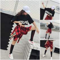 Womens group Female Song suit suit female student performance costume navel jazz dance more dance costume male