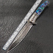 Дамасская сталь Складной нож-переносной наружный нож для выживания на открытом воздухе-острый нож высокого твердости тактический нож Courtson