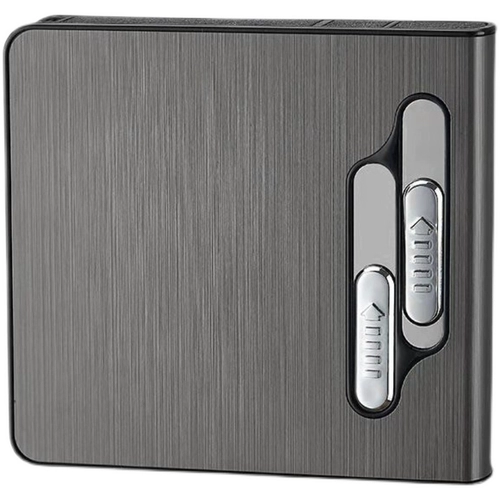 Мужской портативный высококлассный портсигар, зажигалка с зарядкой