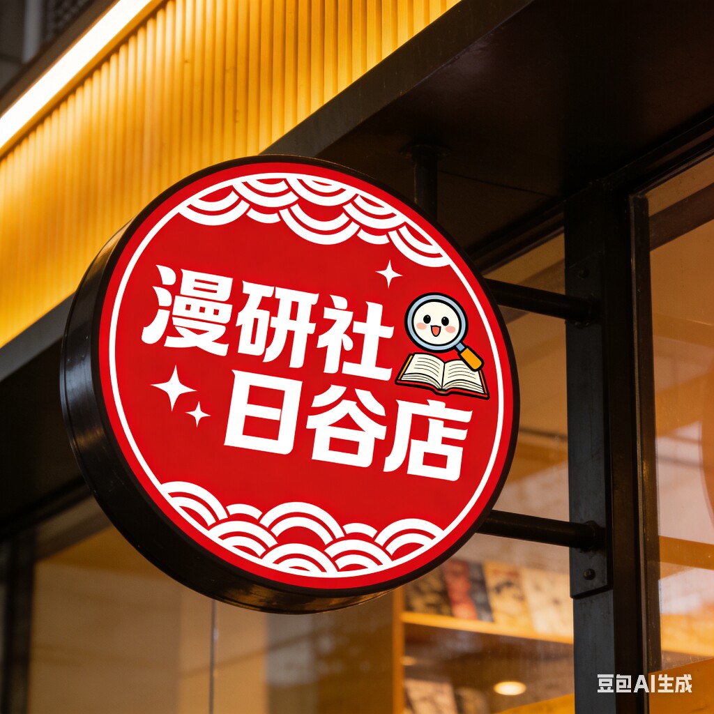 漫研社日谷店的LOGO