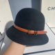 European and American New Style Simple Designer Wool Felt Hat for Women, Autumn and Winter Korean Version Casual Versatile Bucket Hat, Fisherman Hat, Internet Celebrity Style