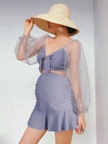 Pregnant womens special swimsuit swimming suit womens full set of fat swimsuit womens new summer belly cover adult day