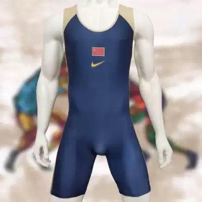 Lu Xiaojun's same weightlifting suit wrestling suit training competition can be customized