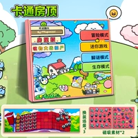 Zombie War 𢧐Магнитная тихая книга (на крыше детского сада) ⭐Сильный магнит большого размера