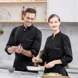 Белый демисезонный дышащий черный лонгслив для работы, белая одежда, делается под заказ