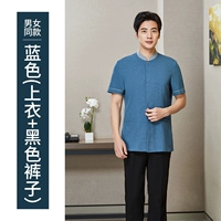 Синие штаны, короткий рукав