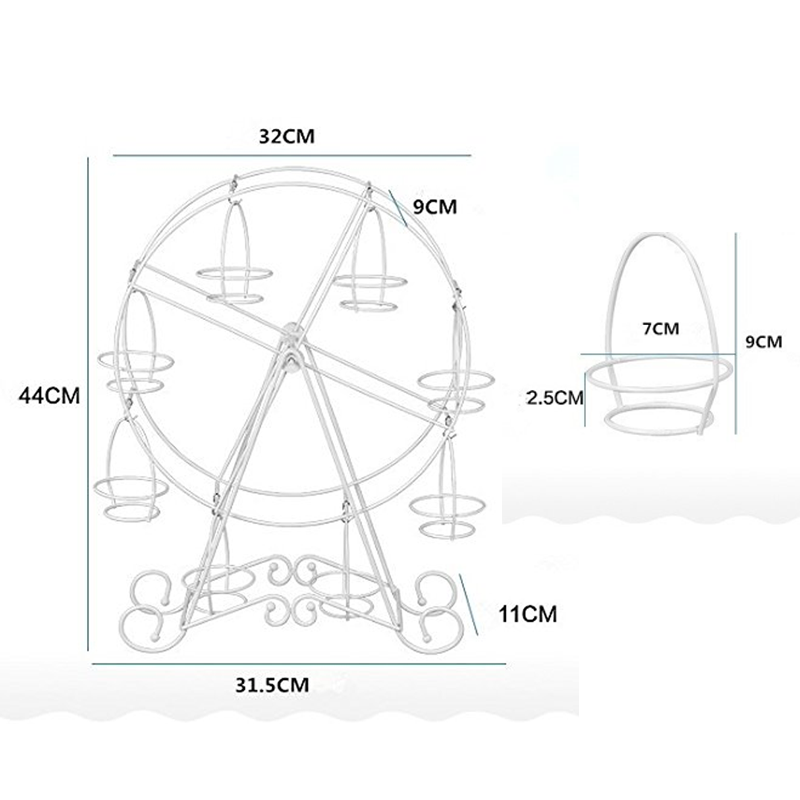 Rotatable Ferris Wheel Cupcake Holder 8 Cups